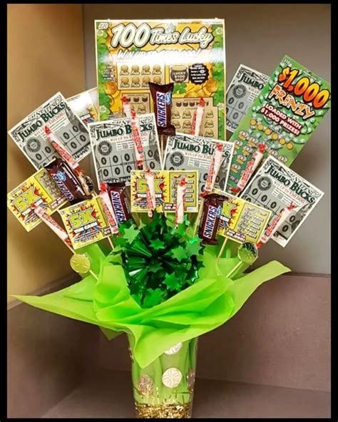 lottery ticket gift basket ideas|How to Make a Scratch Off Lottery Ticket Gift Basket.